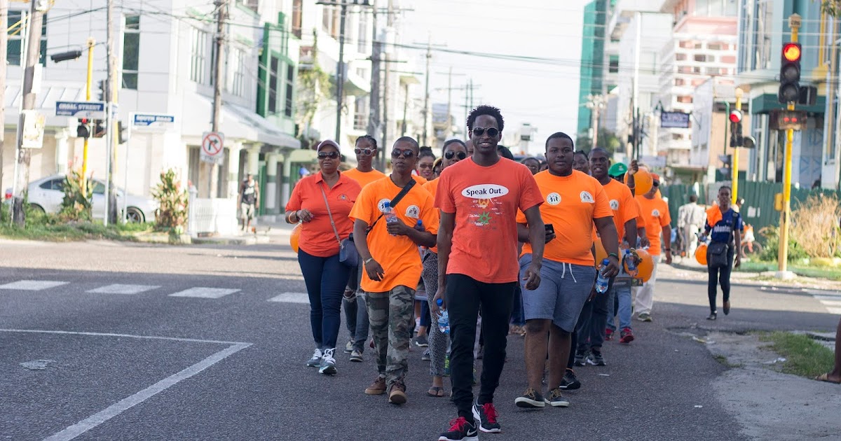 SASOD Guyana Guyana Equality Forum Hosts “Orange Walk” to Close 16