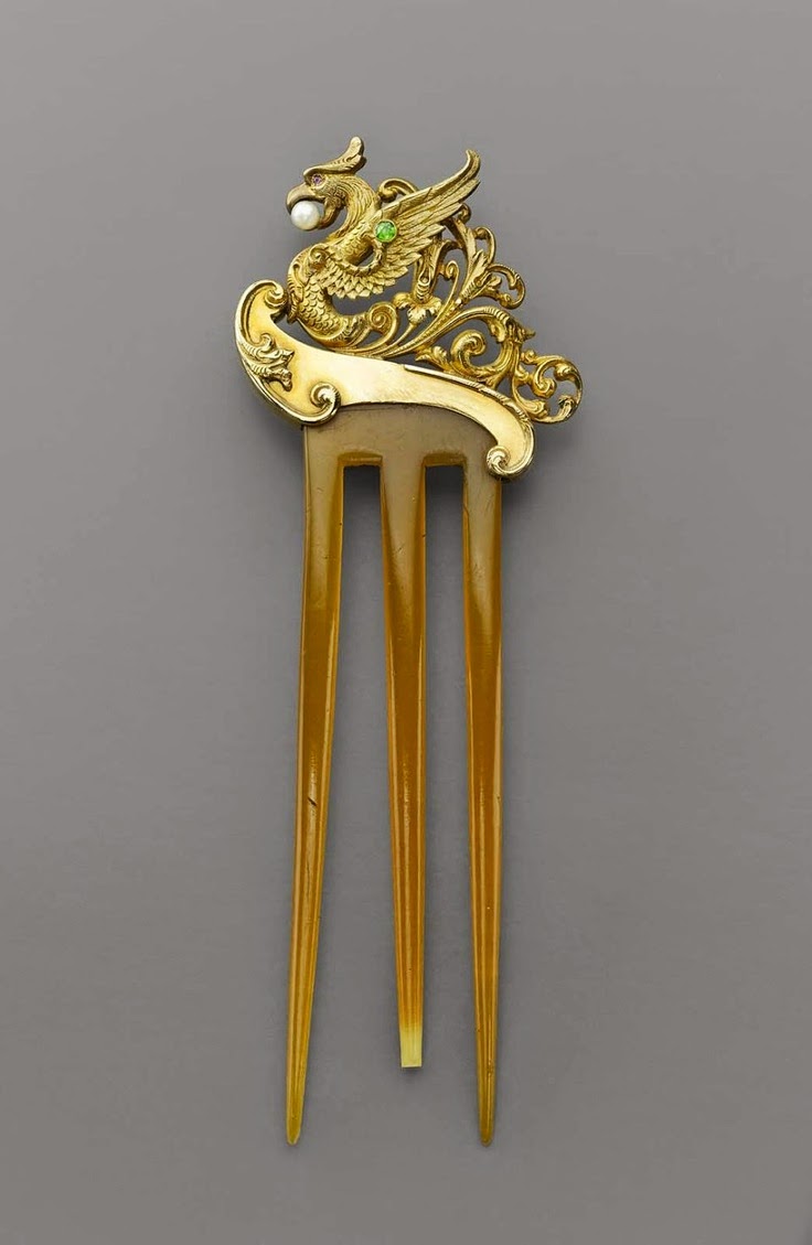 The Closet Historian Hair Comb History Highlight 10 Golden Combs