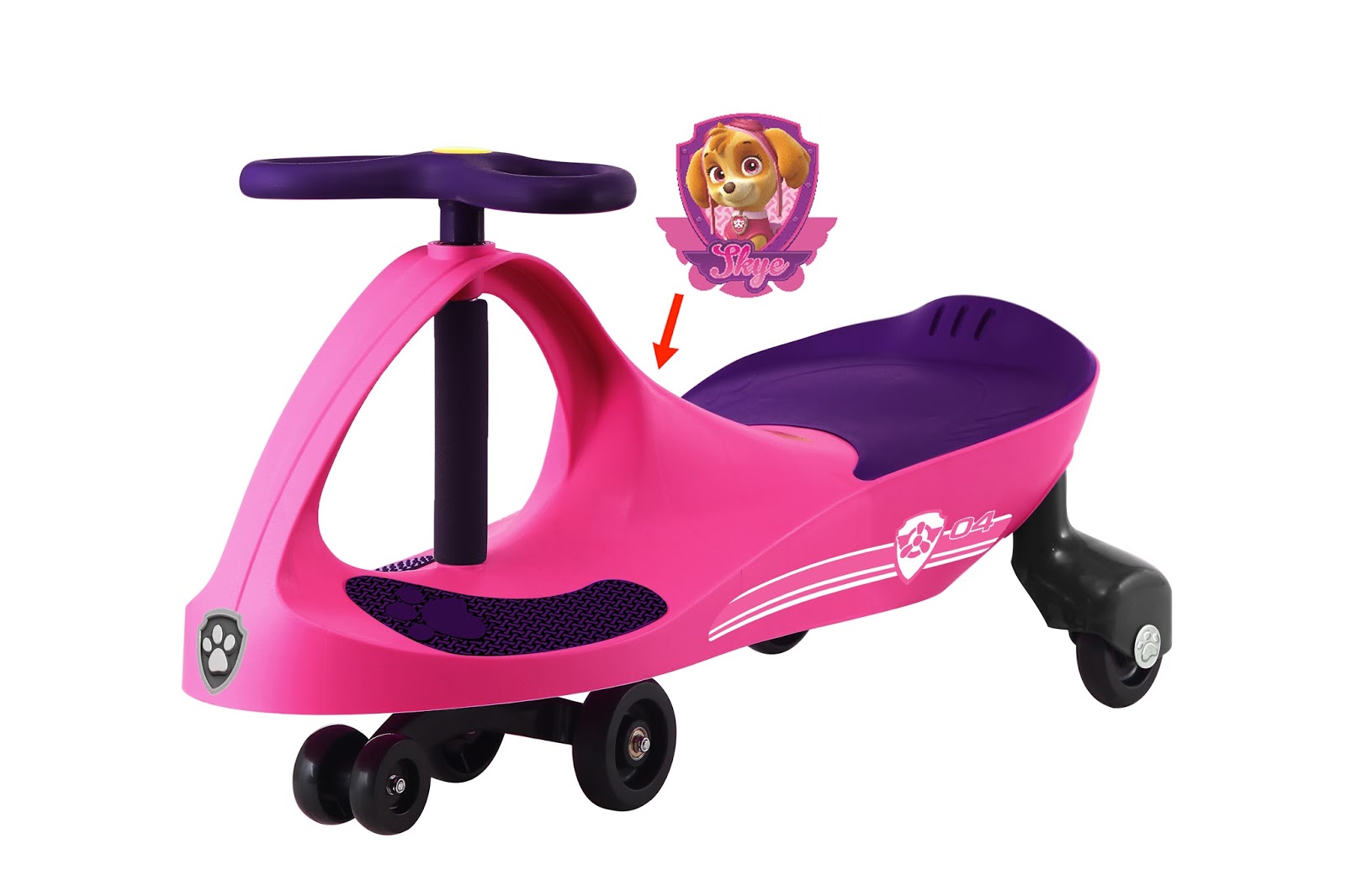 paw patrol plasma car