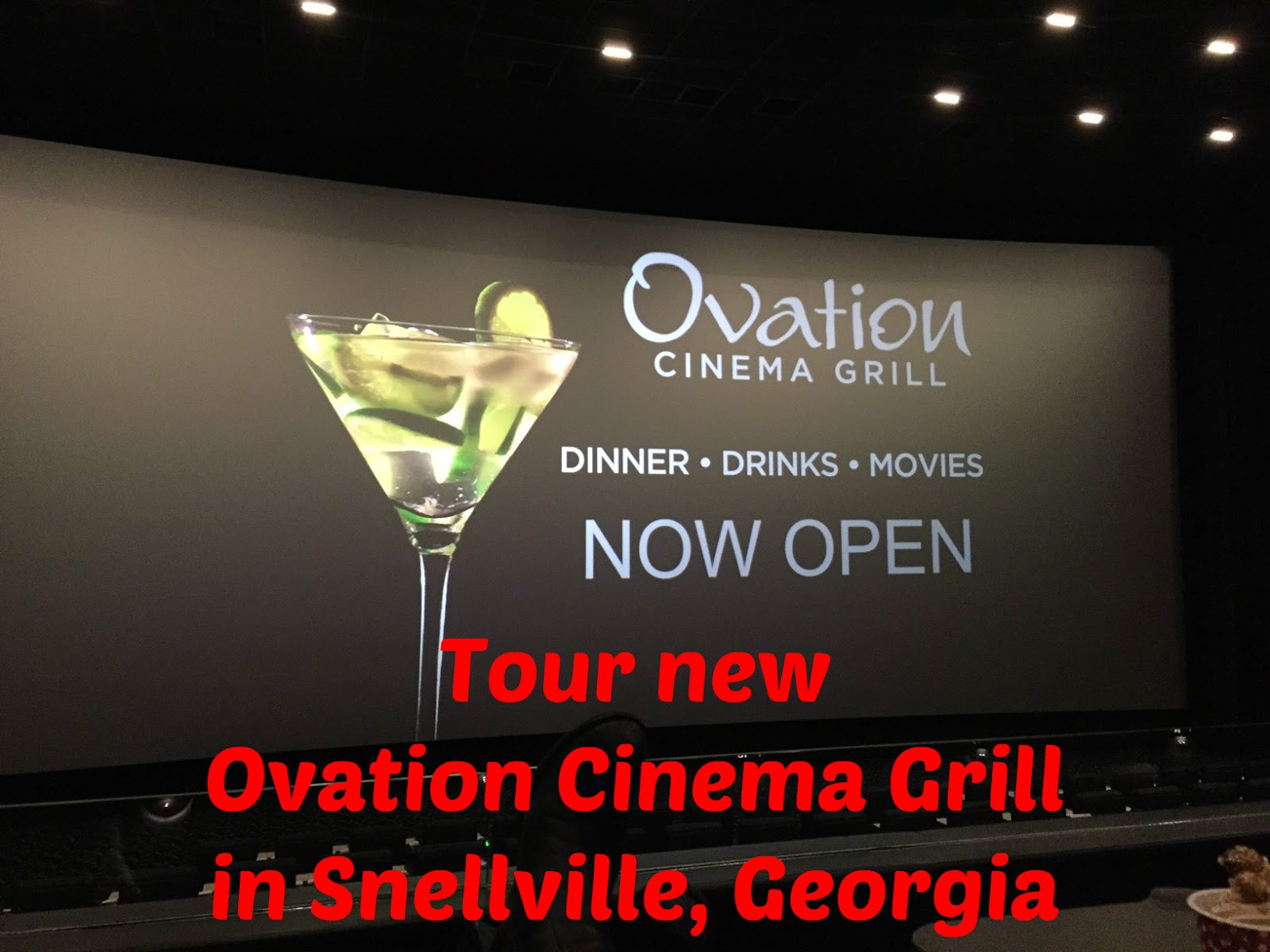 Tour new Ovation Cinema Grill in Snellville, The Daily Affair