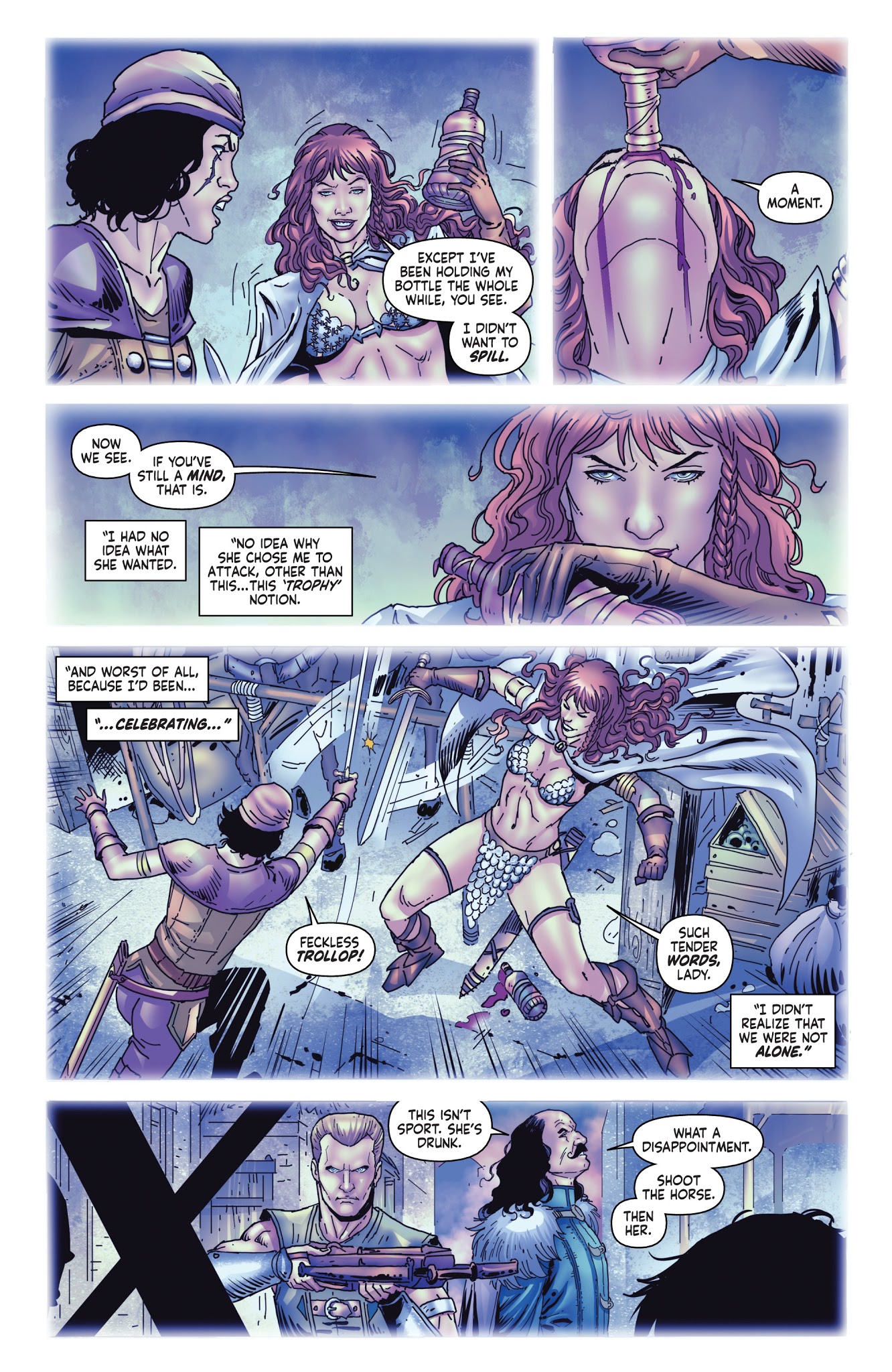 Read online Red Sonja/Tarzan comic -  Issue #1 - 23