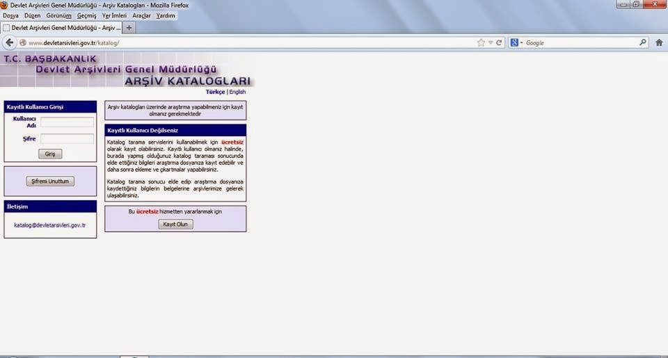 devlet arsivleri gov tr katalog