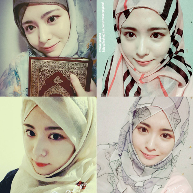 Cewek cantik korea masuk islam 2