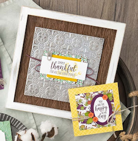 VIDEO: Stampin' Up! Tin Tile Embossing Folder & Country Lane Projects ~ 2018 Holiday Catalog