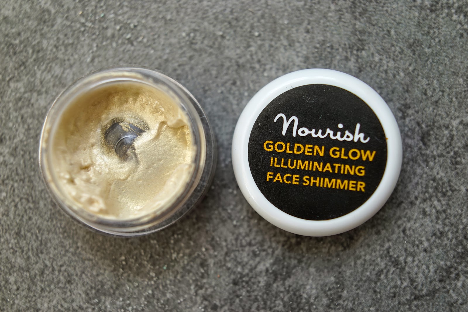 nourish golden glow illuminating face shimmer
