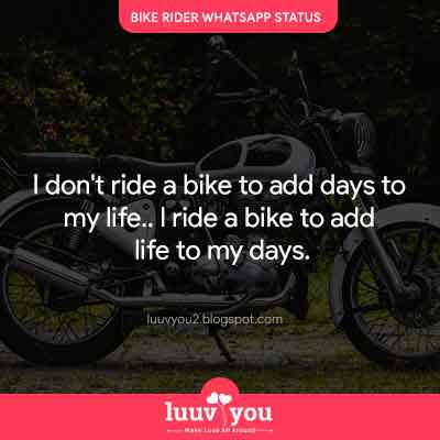 Best Bike Rider Status