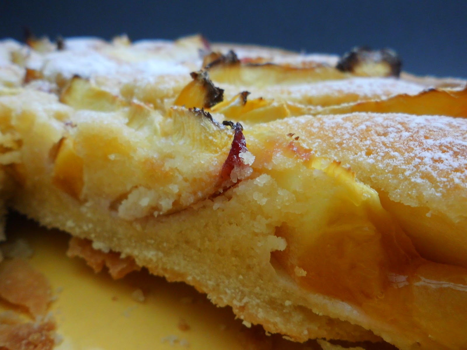 creaymme Taart met nectarines en frangipane