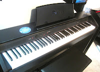 Casio PX750 digital piano closeup