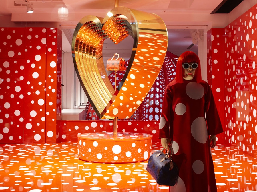 Louis Vuitton & Kusama concept store at Selfridges