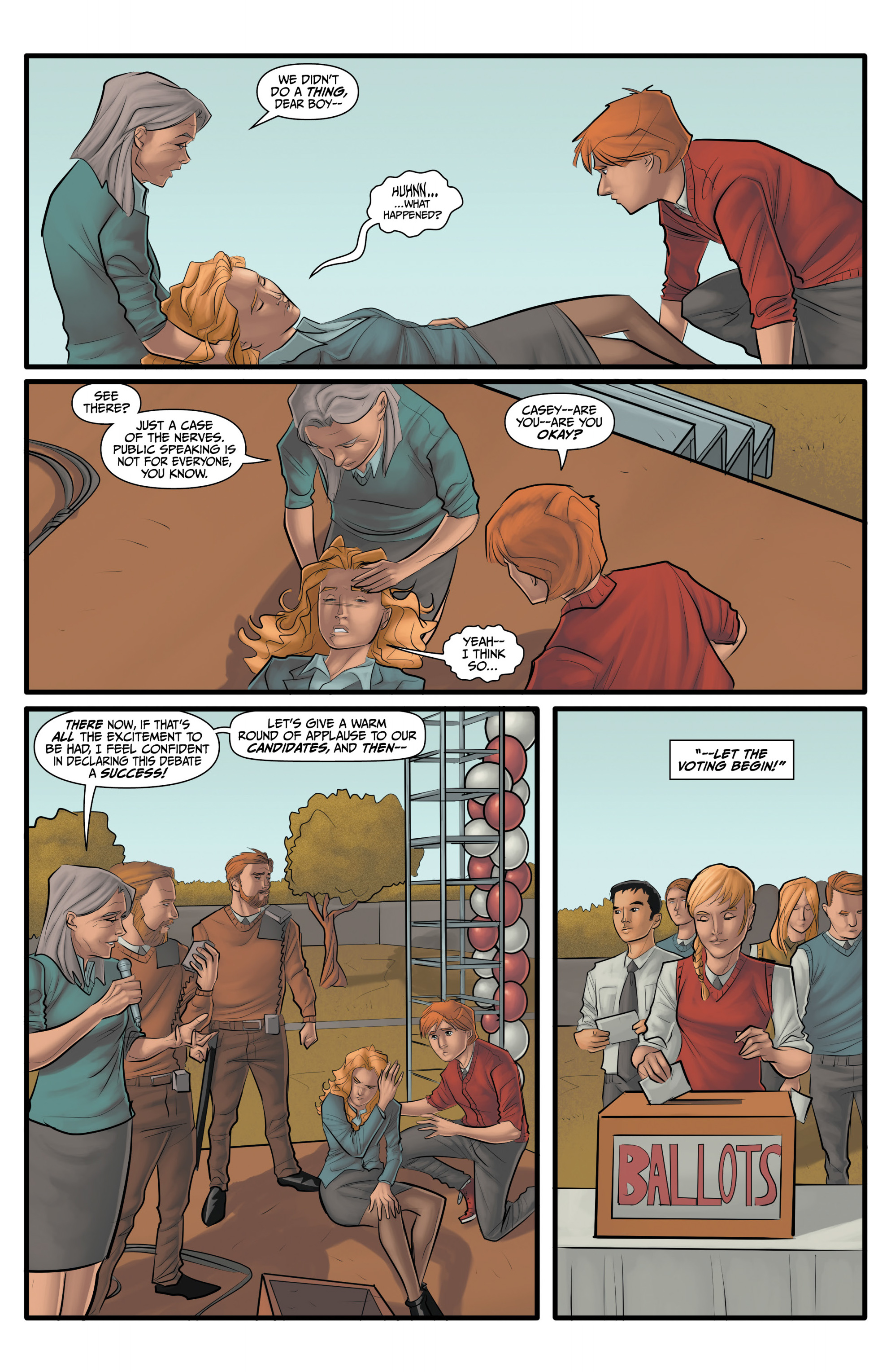 Read online Morning Glories comic -  Issue #49 - 11