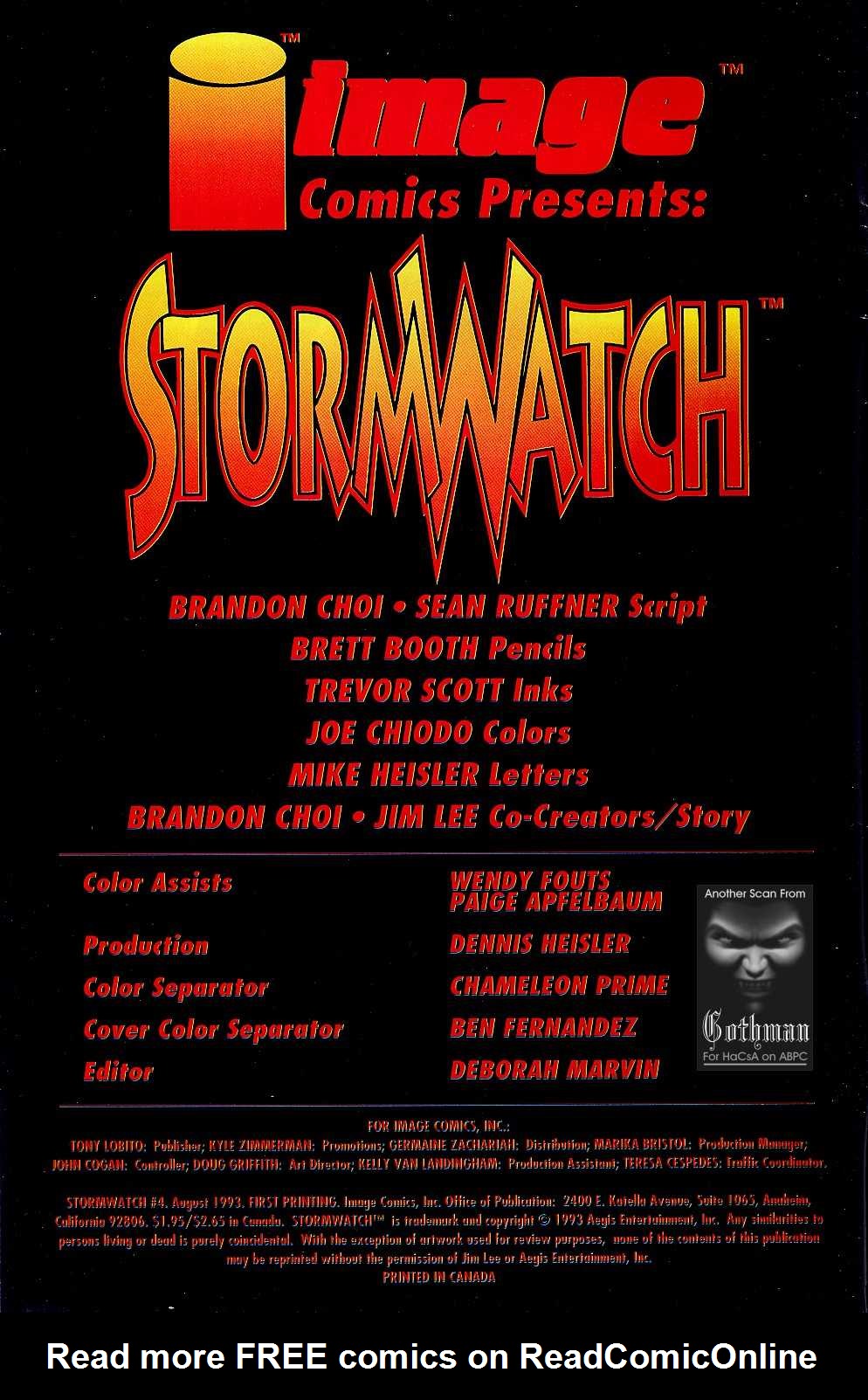 Read online Stormwatch (1993) comic -  Issue #4 - 2