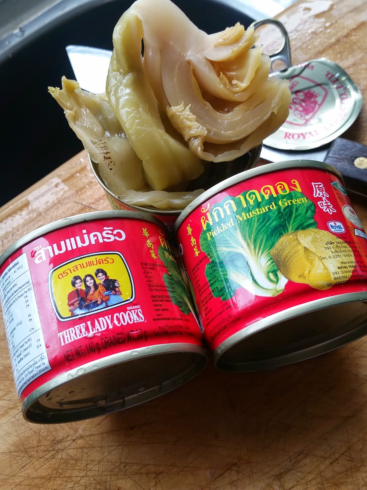 The Monkey In Me Ham Choy Up Soup (HCUS) Pickled Mustard Green