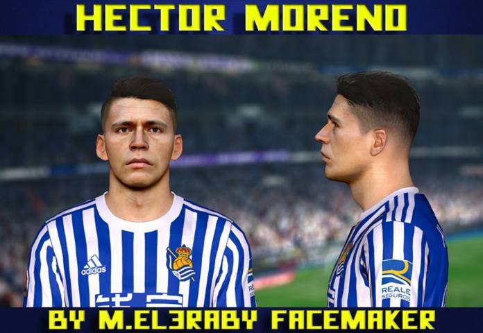 Héctor Moreno Face (Real Sociedad) - PES 2017 - PES Patches | For