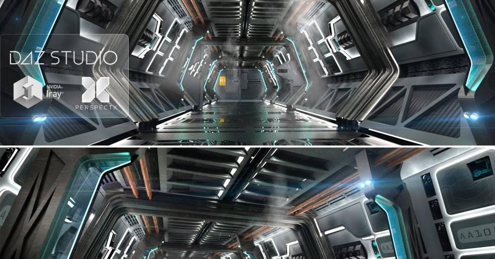 Download DAZ Studio 3 for FREE!: DAZ 3D - Spaceship Corridor