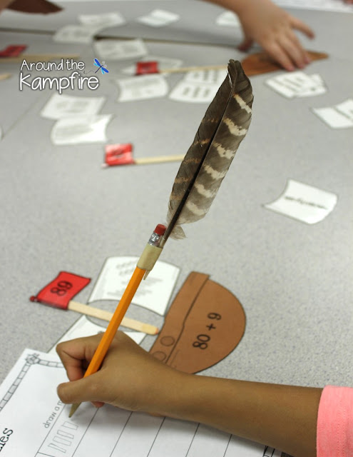 Thanksgiving math place value puzzles
