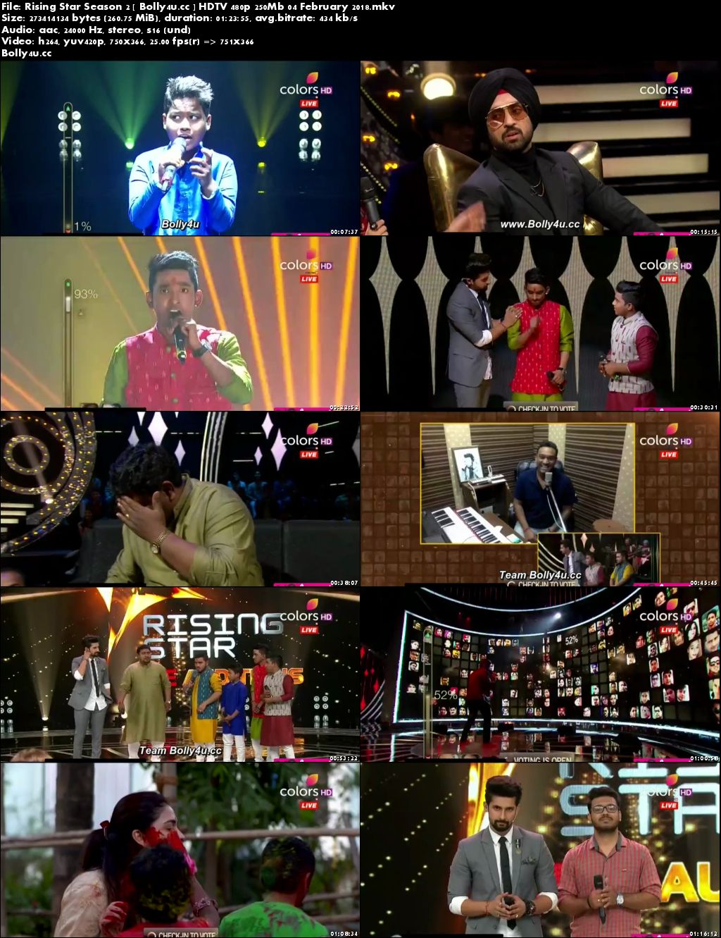 Rising Star Season 2 HDTV 480p 250Mb 04 February 2018 Download Rising Star Season 2 HDTV 480p 250Mb 04 February 2018 Download
