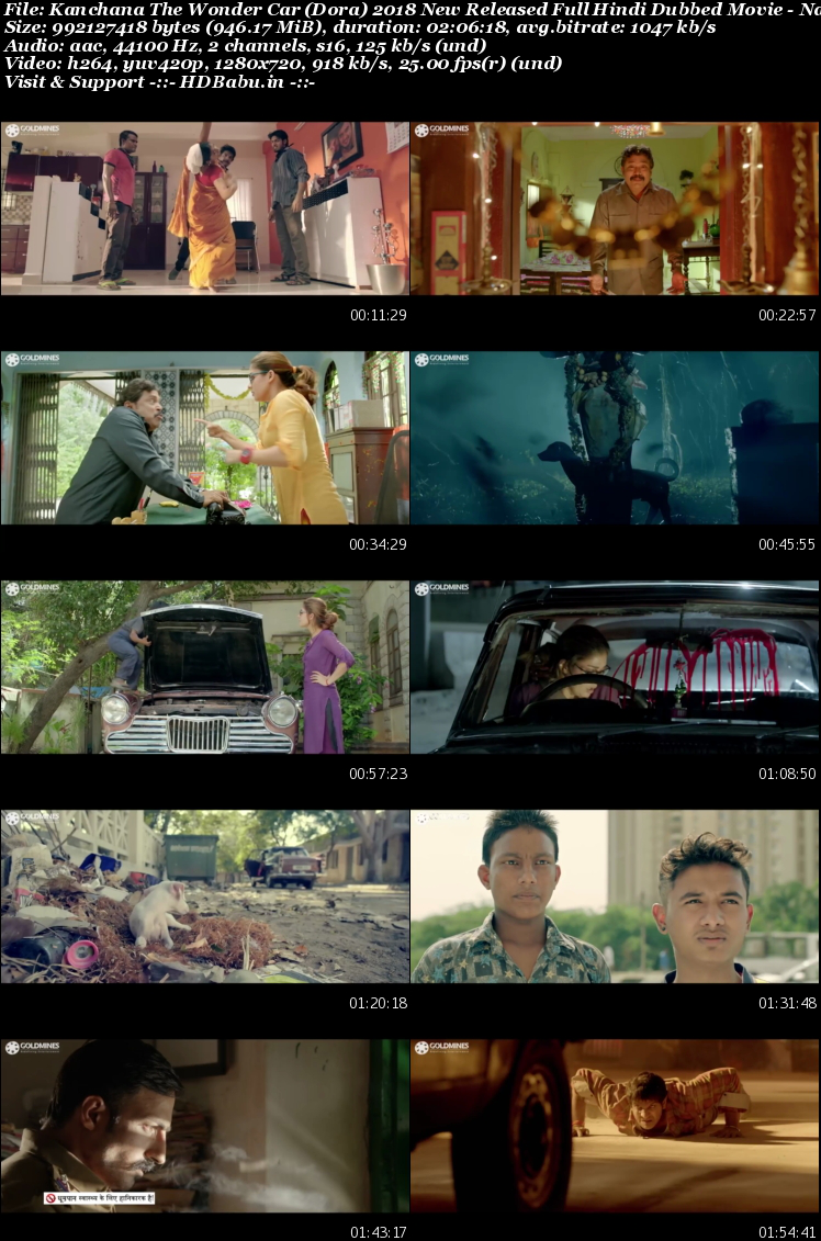 Kanchana The Wonder Car Hindi Dubbed Full Movie Download 720p & 480p HDRip