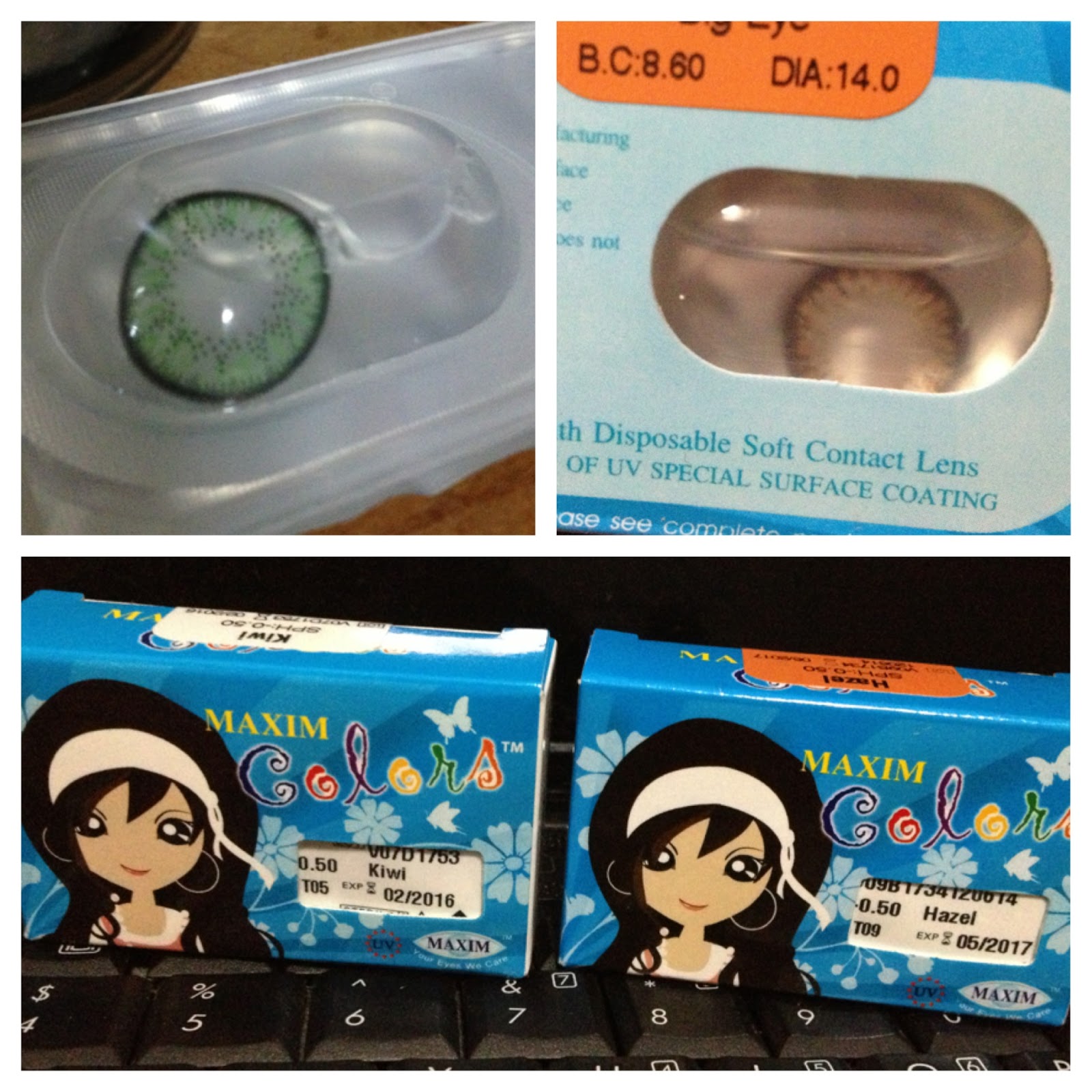 Geek In Pink Maxim Contact Lens