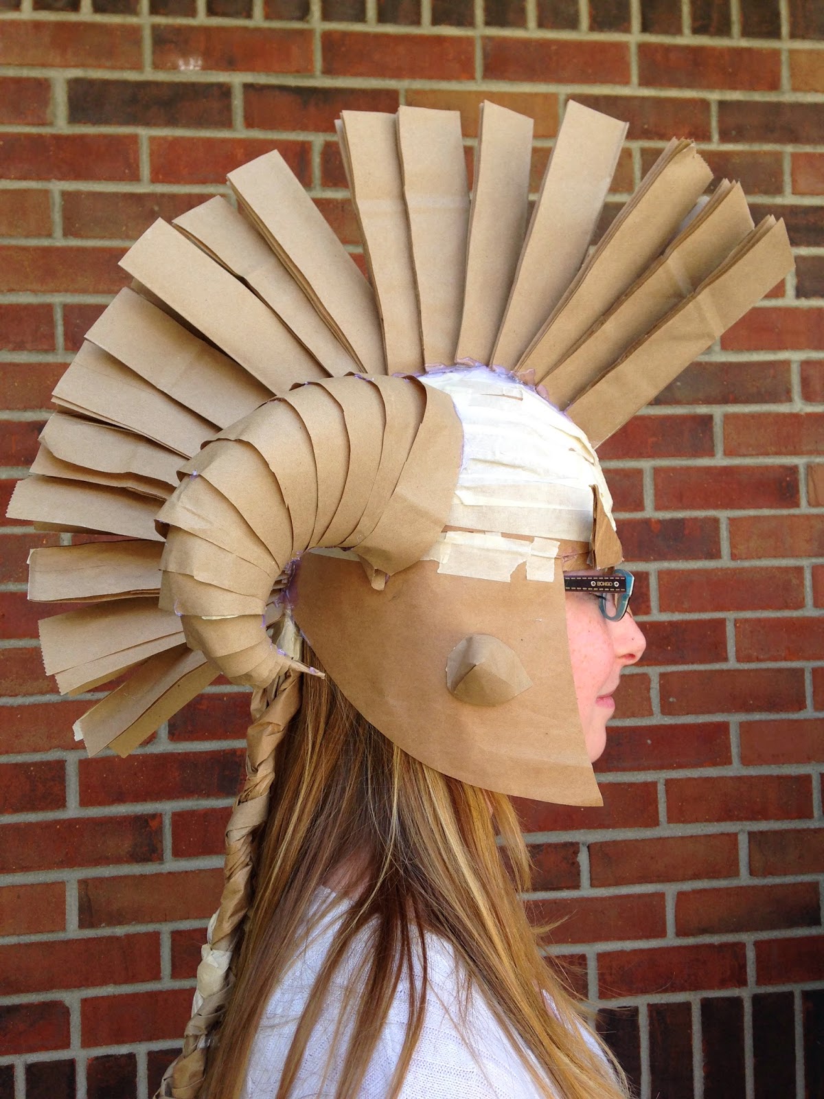 Adventures of Creativity. Student Work Paper Bag Hats