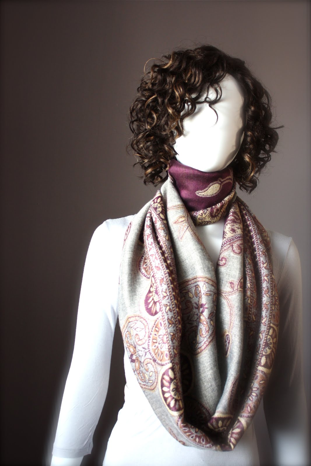 Laboratory of Fashion How to wear a scarf. New infinity scarves for