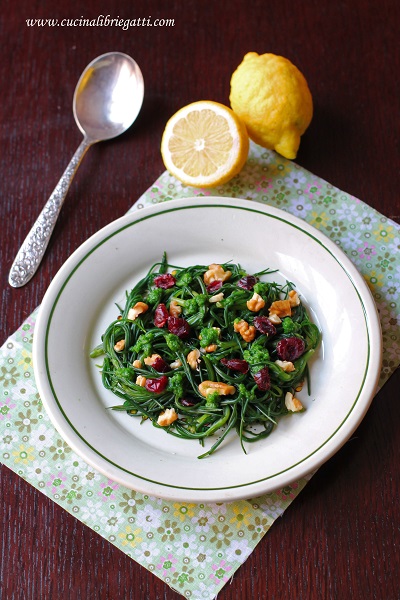 agretti noci salsa lattuga agretti noci salsa lattuga
