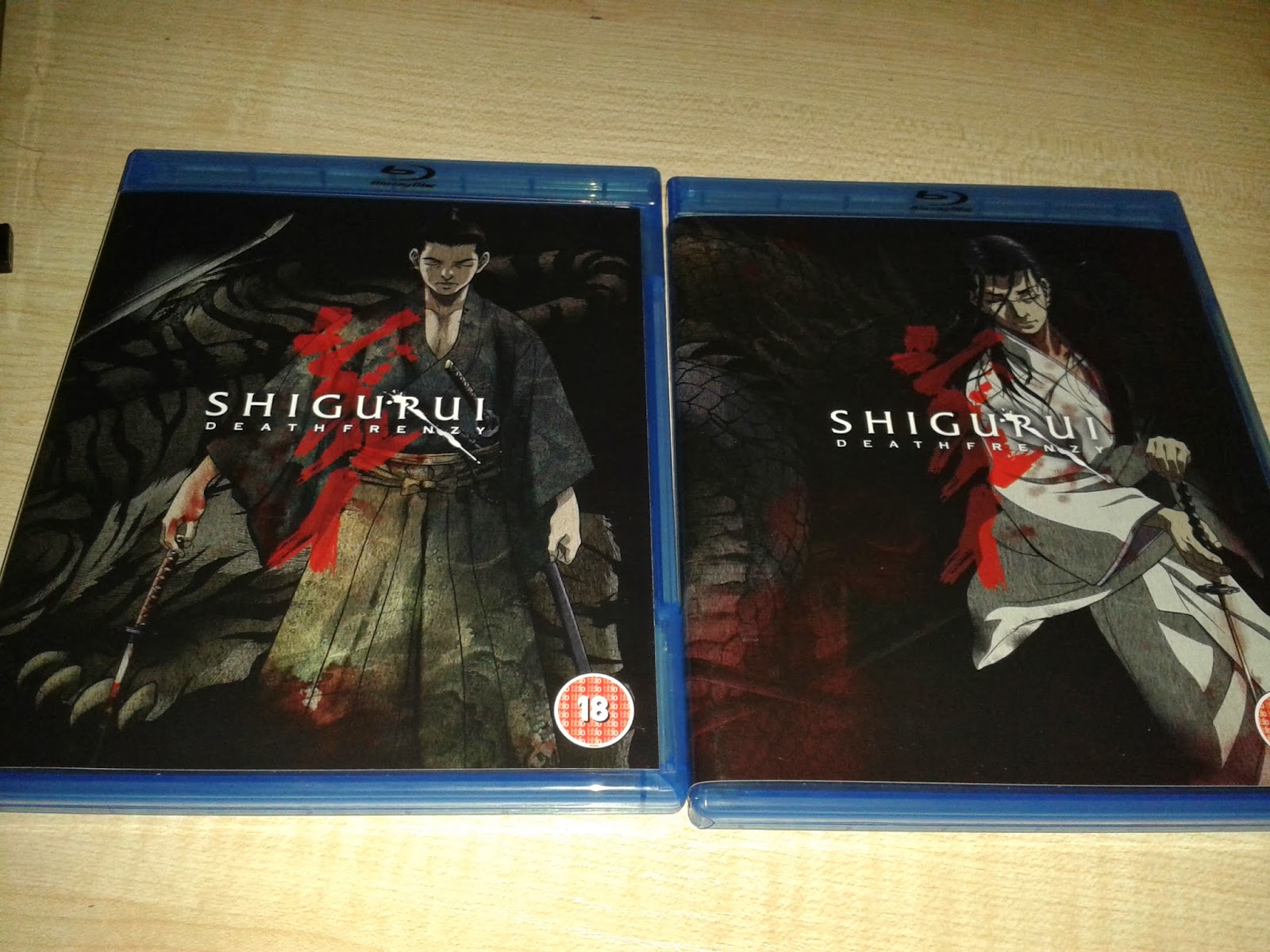 The Normanic Vault: Unboxing [UK]: Shigurui Death Frenzy - Complete Series:  Special Packaging Edition UK (Blu-ray)
