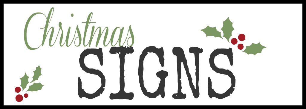 Christmas at sign with banner Beyond The Picket Fence: Christmas Junk Favorites, Past & Present Blog Hop