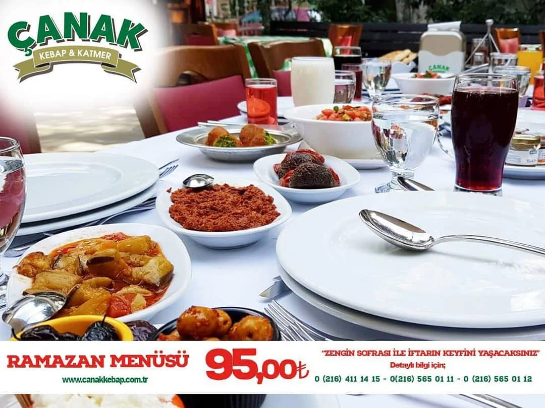 canak kebap istanbul iftar menu fiyat monu