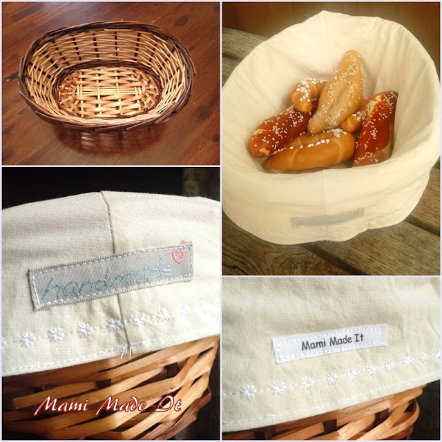 DIY Brotkorbeinlage nähen - Bread Basket Cover