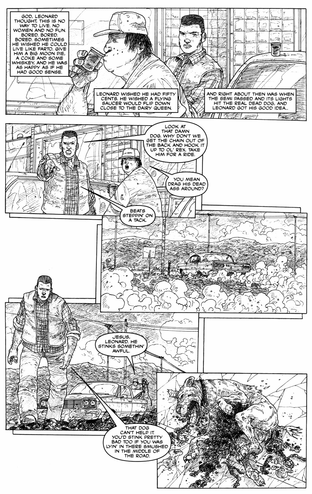 Read online Joe R. Lansdale's By Bizarre Hands comic -  Issue #5 - 5