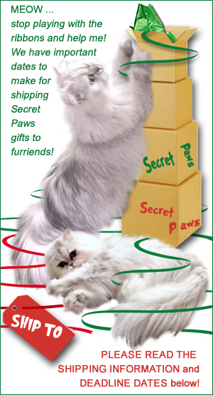 WHAT YOU NEED TO KNOW ABOUT SHIPPING YOUR SECRET PAWS HOLIDAY GIFTS