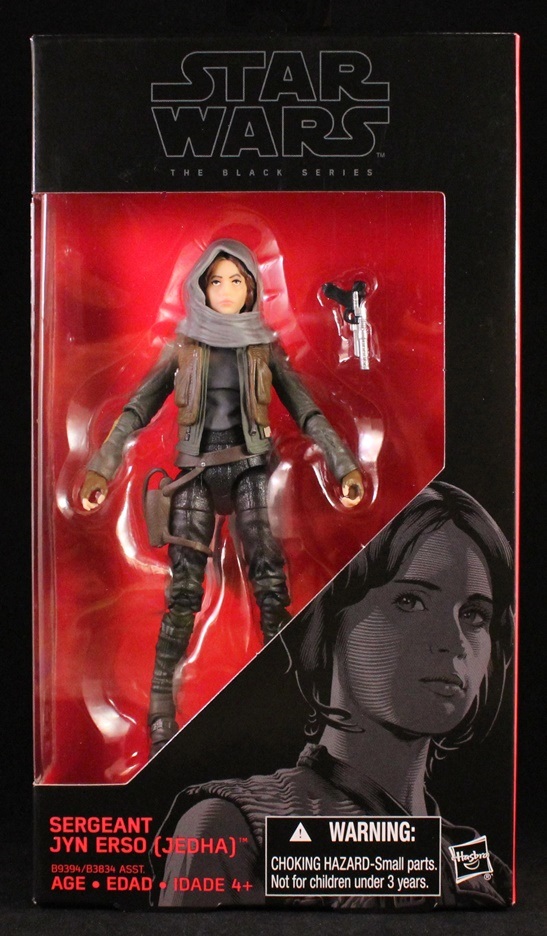 Disney Star Wars Rouge One Sergeant Jyn Erso Holiday Ornament Figure 4" New