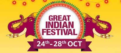 Amazon Great Indian Sale-Products Upto 80% Off (24th-28th Oct)