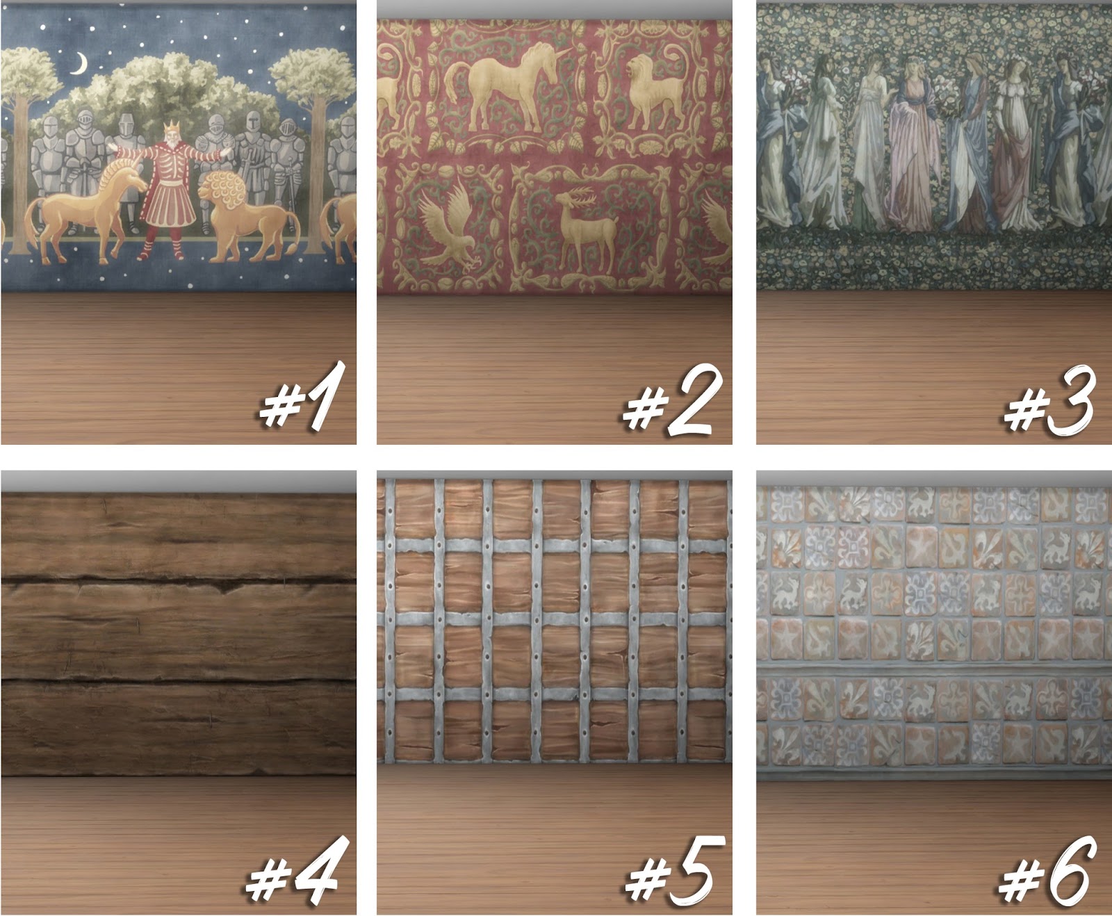 TS4 The Sims Medieval Tapestries History Lover's Sims Blog