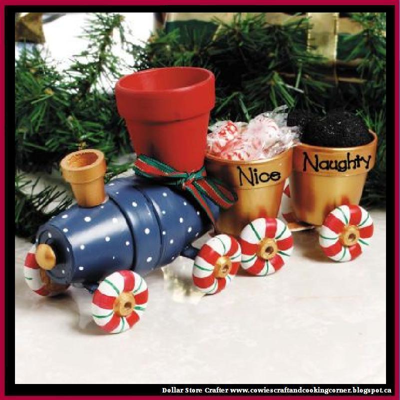 Dollar Store Crafter Turn Dollar Store Clay Pots Into A Choo Choo Train