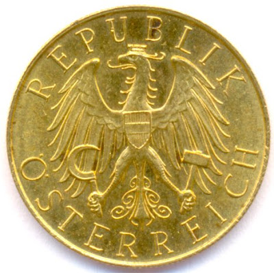 Austrian 25 Schilling Solid Gold Coin