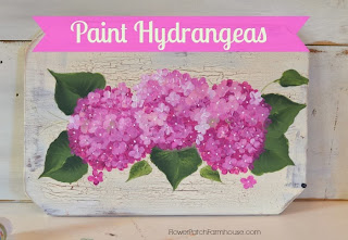 http://www.flowerpatchfarmhouse.com/learn-to-paint-hydrangeas-the-fast-and-easy-way/