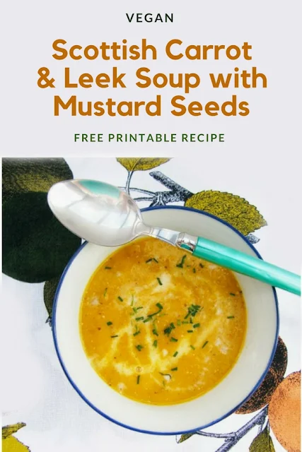5:2 Diet - Carrot, Leek and Mustard Seed Soup