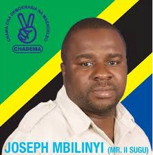 MH. JOSEPH MBILINYI - MBUNGE WA MBEYA MJINI