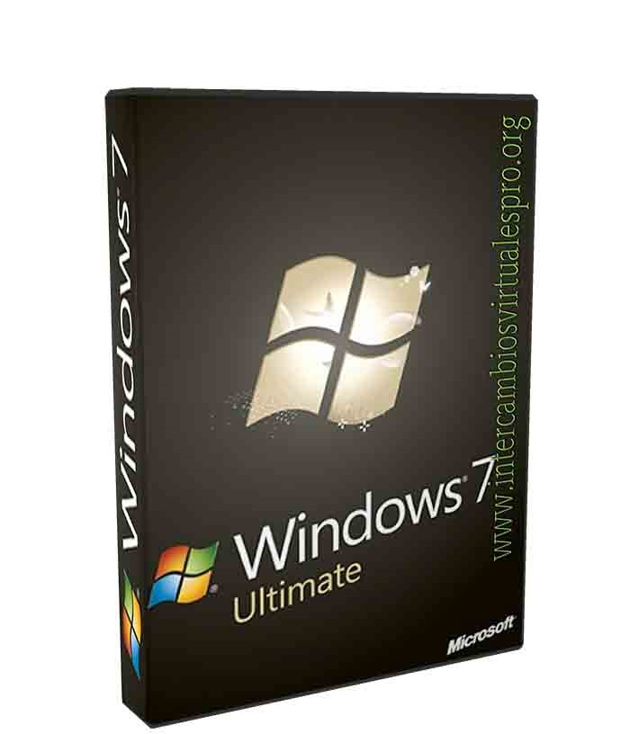 Microsoft Windows 7 Ultimate SP1 poster box cover