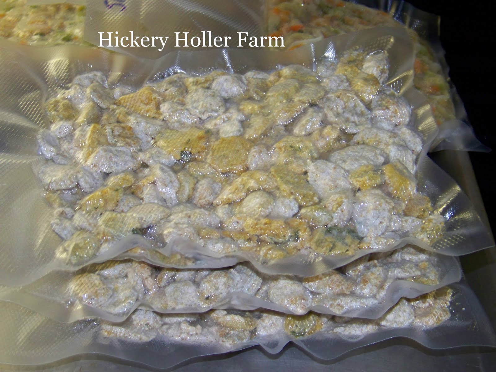 Hickery Holler Farm Blanching Okra And Freezing Breaded Okra