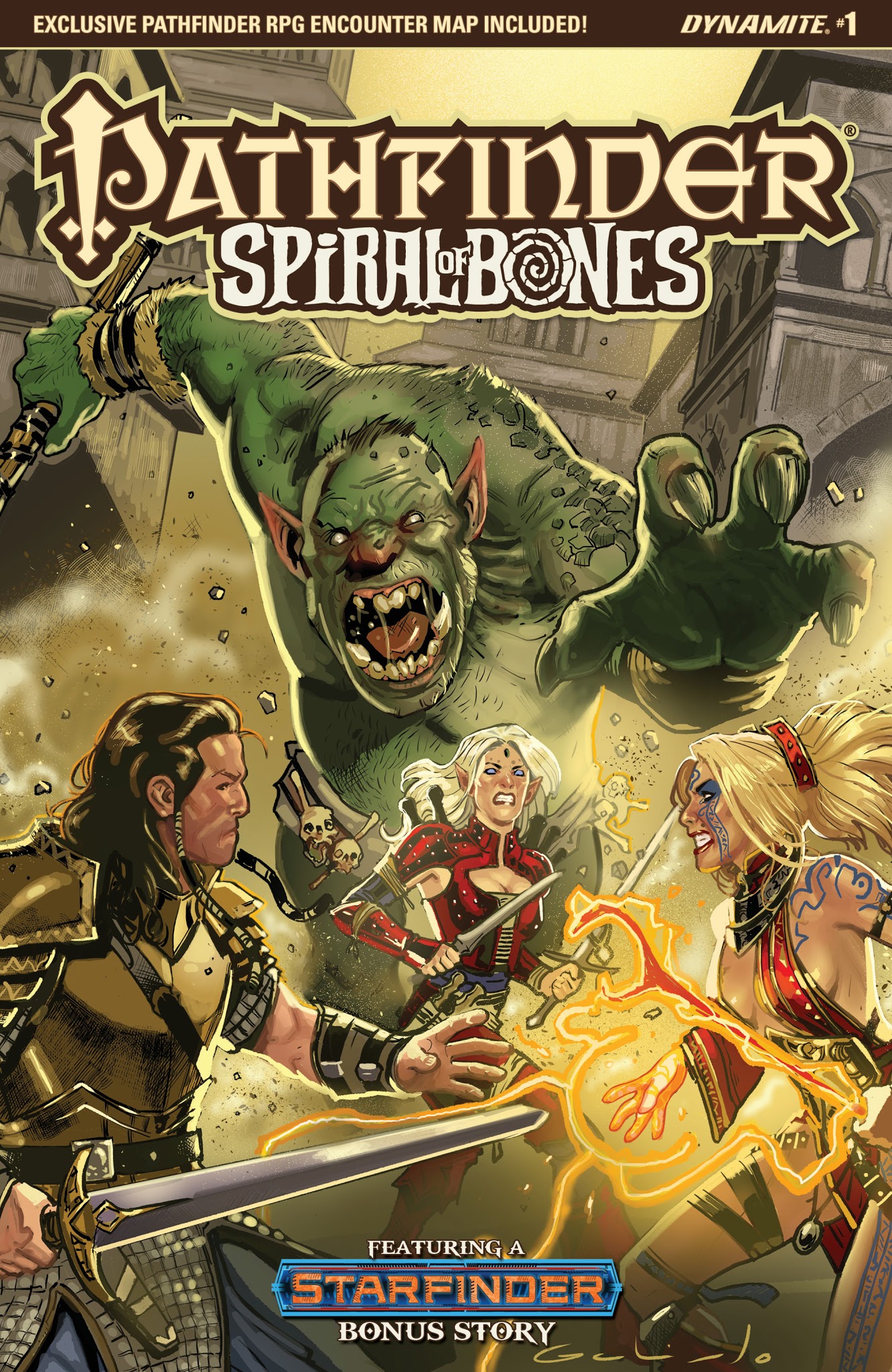 Read online Pathfinder: Spiral Of Bones comic -  Issue #1 - 1