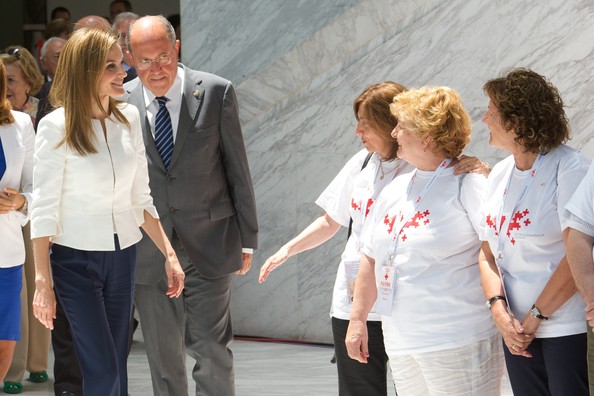 Queen Letizia attended the ceremony of the 150th Red Cross anniversary in Spain