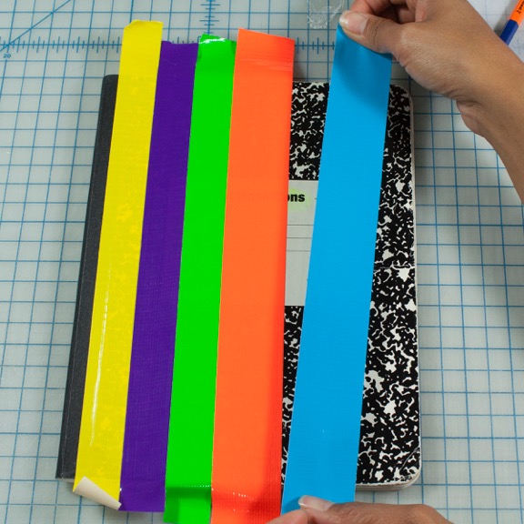 Decorate the Notebook with Duct Tape