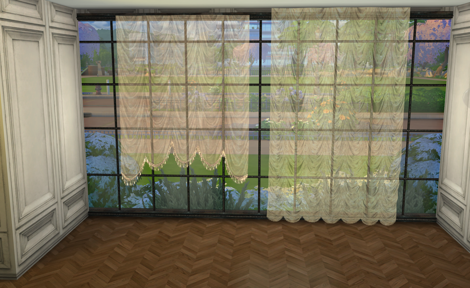 Sims 4 CC's The Best Curtains by Ilona