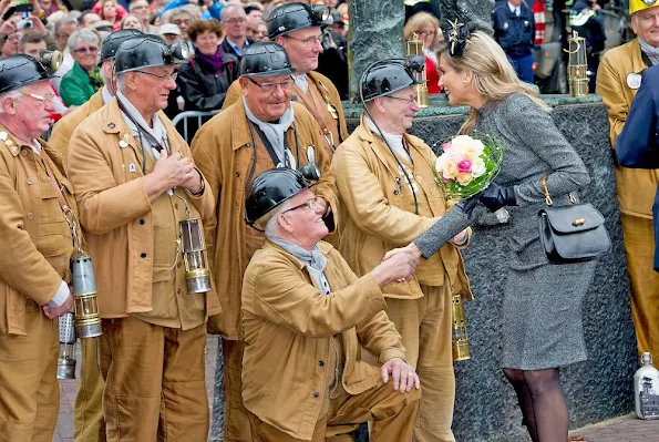 Queen Maxima and King Willem-Alexander of The Netherlands visit the former mine region in Limburg