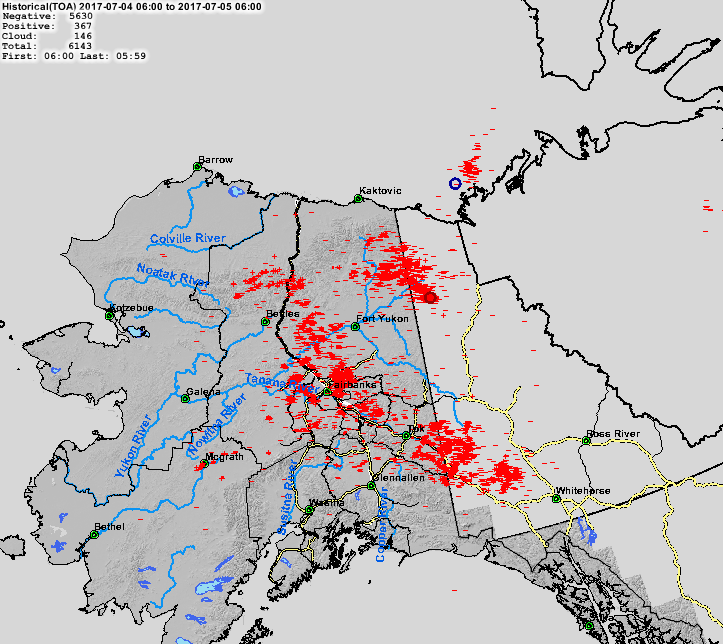 Deep Cold Alaska Weather & Climate Arctic Lightning