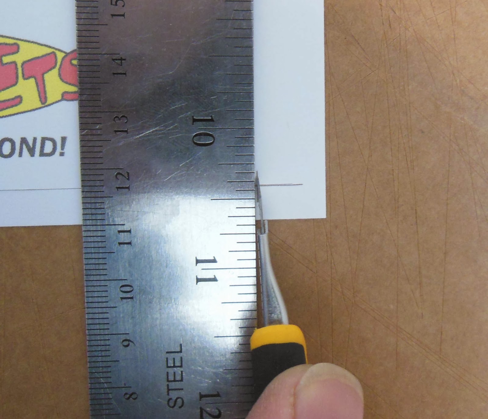 Model Rocket Building Accurate Straight Line Cutting