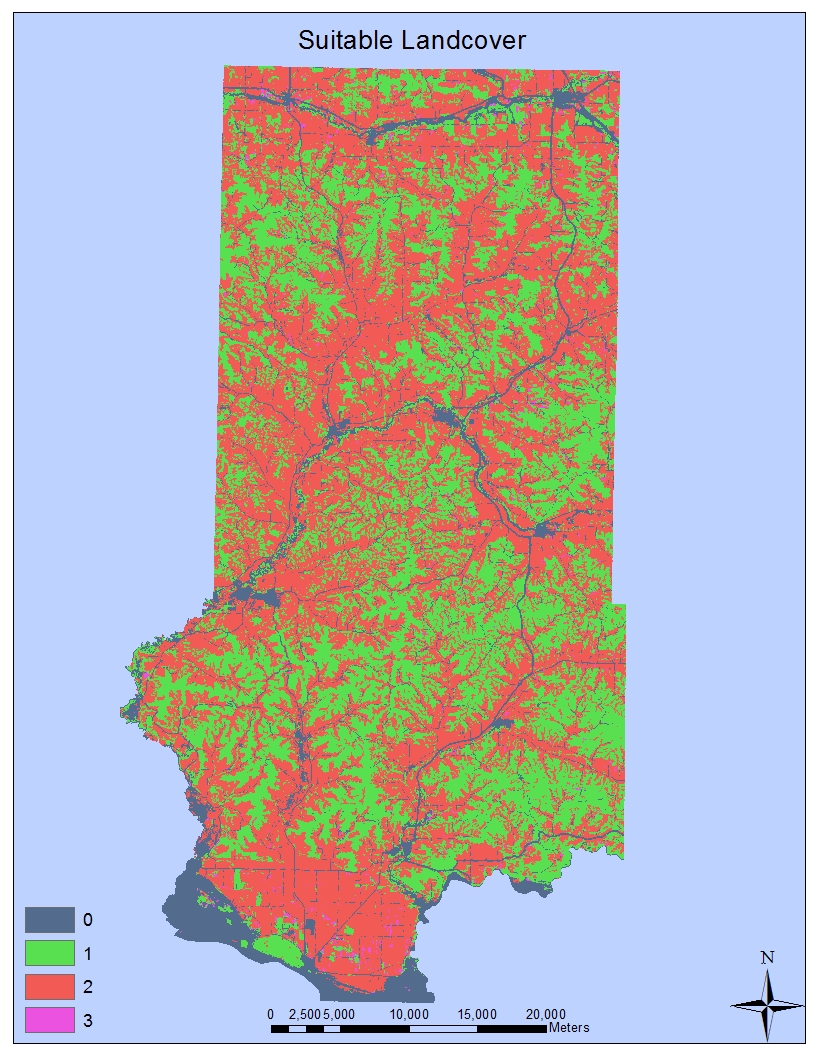 Geography 337 GIS II Raster Analysis of Sand Frac Mining Locations in