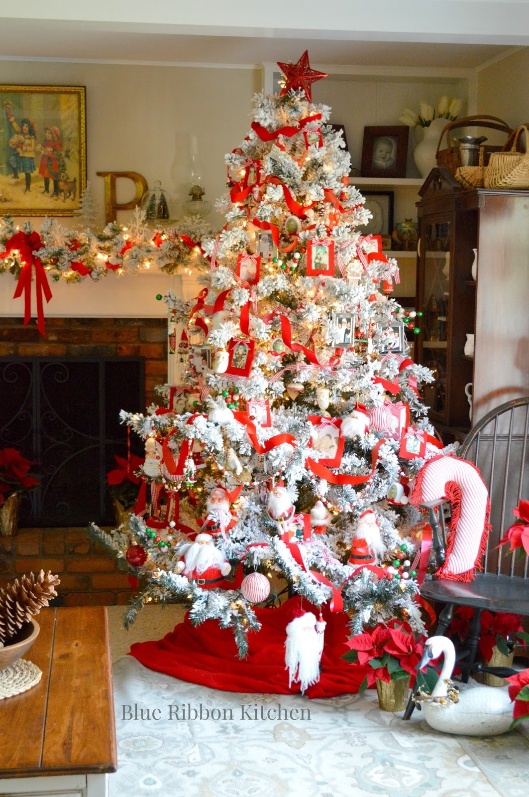 Blue Ribbon Kitchen A Red & GinghamSanta Inspired Christmas